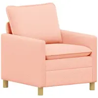 vidaXL Bank Roze 76 x 81 x 87,5 cm Stof