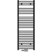 LuxeBath Badkamerradiator middenaansluiting 500x1500 mm antraciet recht met onderaansluitset