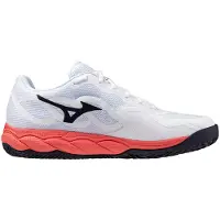 Mizuno Unisex Wave Enforce Court CC Fiery Red/White/Sun-Dried Tomato-Schoenmaat 44,5