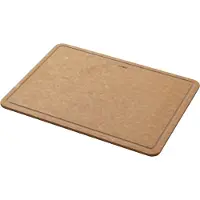 ComBekk Snijplank met sapgeul Large - 100% Gerecycled - Microplasticvrij - Antibacterieel - Vaatwasserbestendig - 28x38 cm - naturel