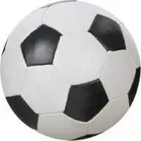 Beco Voetbal Mini Soft 10 Cm Schuimrubber Zwart/wit
