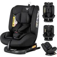 Bebies First Autostoel Kiddo I-Size 360° Draaibaar & Isofix Groep 0/1/2/3 (40-150 cm) - Zwart