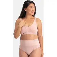 Bamboo Basics seamless corrigerende high waist string Zoey (set van 3) lichtroze female | Maat: XL