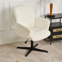 Sweiko Bureaustoel - Stof fauteuil - Ergonomisch - Draaibaar - Beige