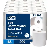 Tork Premium Toiletpapier 2-laags 12292 48 Rollen à 200 Vellen
