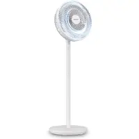 Auronic Statiefventilator - Staande Ventilator - Hoogte Verstelbaar - Roterend - Fluisterstil - 3 Snelheden - Stille Ventilator - Wit