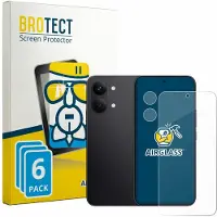 BROTECT Screenprotector 6 Stuks voor Xiaomi Poco X8 Pro Max (Voor+Camera) Beschermglas transparant