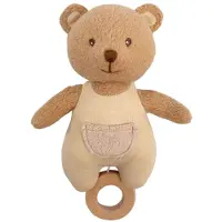 Egmont toys knuffel muziekbeer van biologisch katoen 18 cm Lullaby.