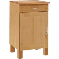 Notio Living Alby Onderkast met Lade en Deur - Naturel Massief Grenen - 50 cm
