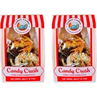 Cooka's Cookies Cooka Cookie's - 100% natuurlijke hondensnacks -Candy Crush van lucht gedroogd Vlees & Vis-2-PACK - Voordeel Verpakking