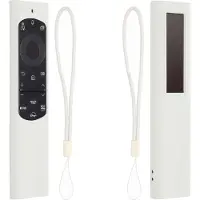 Kwmobile hoes geschikt voor Samsung Smart TV TM2280e BN59-01385 / BN59-01386 / BN59-01391A - Siliconen anti-slip hoes voor afstandsbediening in wit