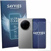 Savvies - Screenprotector voor Oppo Find N6 (Voor+Camera) - Folie Beschermfolie transparant 18 Stuks