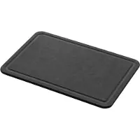 ComBekk Snijplank met sapgeul Small - 100% Gerecycled - Microplasticvrij - Antibacterieel - Vaatwasserbestendig - 15 x 20cm - Zwart