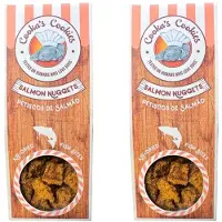 Cooka's Cookies Cooka Cookie's - 100% Natuurlijke Hondensnacks - Verse Zalm-2-PACK- Voordeel set