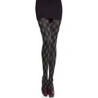 Merry Style MS-GB-317 Dames Panty - 60 DEN- Gedessineerd - 3D-technologie - Polyamide - Rokerig - L