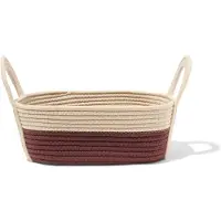 HEMA Mand 34x13cm Touw Beige