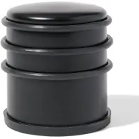 HEMA Deurstopper 7.5x7.5x8cm metaal zwart