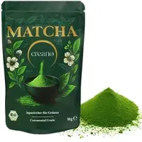 Creano Biologische Matcha Thee Ceremonial 30g – Exclusieve blend uit Japan - Aichi, Kyoto, Shizuoka & Kagoshima - Vier regio's, één genot: romig & complex van smaak *⁵