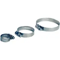 Osculati Roestvrij Staal 27-slangklem 51x13 Mm 10 Eenheden