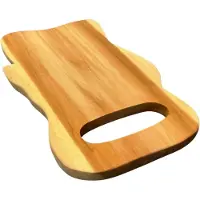 Varios Snijplank teakhout - 27x20 cm H20 - trendy - handgemaakt in India