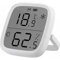 Sonoff SNZB-02D ZigBee mini-sensor, intelligente temperatuur- en vochtigheidssensor, hygrometer, binnenthermometer, lcd-display, 5S-vernieuwing, compatibel met Alexa/Google Home/Home Assistant.