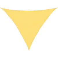 vidaXL Zonnezeil 160 g/m² 2,5x2,5x3,5 m HDPE beige