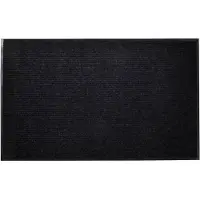 vidaXL Deurmat 90x120 cm PVC zwart