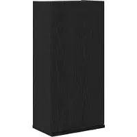 vidaXL Wandkast, zwart eikenfineer, 32 x 20 x 67 cm, houtvezel