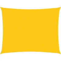 vidaXL Zonnescherm rechthoekig 4x5 m oxford stof geel