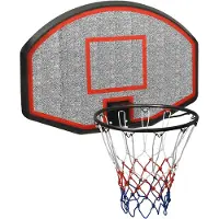 vidaXL Basketbalbord 90x60x2 cm polyetheen zwart