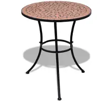 vidaXL Mozaïektafel terracotta 60cm