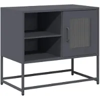 vidaXL TV-kast, antraciet, 68x39x60,5 cm, staal