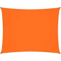 vidaXL Zonnescherm rechthoekig 4x6 m oxford stof oranje