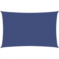vidaXL Zonnescherm rechthoekig 2x5 m oxford stof blauw