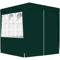 vidaXL Partytent met zijwanden professioneel 90 g/m² 2x2 m groen
