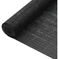 vidaXL Privacynet 75 g/m² 1,8x50 m HDPE zwart