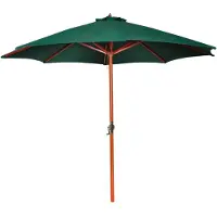vidaXL Parasol Apricis ø300 cm (groen) online kopen
