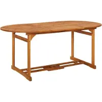 vidaXL Tuintafel 180x90x75 cm massief acaciahout