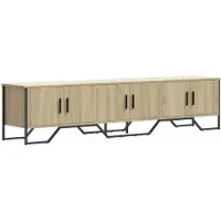 vidaXL Tv-meubel 180x34x41 cm bewerkt hout sonoma eikenkleurig