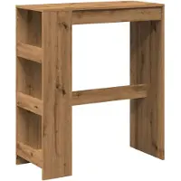 vidaXL Bartafel met rekken 90x40x103,5 cm hout artisanaal eikenkleurig