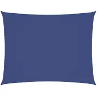 vidaXL Zonnescherm rechthoekig 3x4 m oxford stof blauw