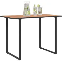 vidaXL Tuintafel, bruin, 100 x 55 x 70 cm, hout