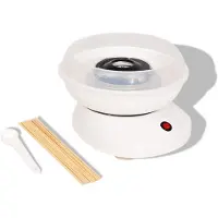 vidaXL Suikerspinmachine 480 W wit