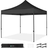Vonroc Partytent - 3x3m - Premium easy-up Partytent | Zwart