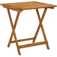 vidaXL Tuintafel inklapbaar 70x70x75 cm massief acaciahout