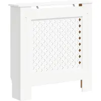 vidaXL Radiatorombouw 78 cm MDF wit