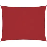 vidaXL Zonnescherm rechthoekig 2,5x3,5 m oxford stof rood