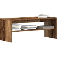 vidaXL Tv-meubel 100x40x40 cm bewerkt hout oud houtkleurig