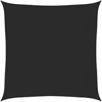 vidaXL Zonnezeil 160 g/m² 4,5x4,5 m HDPE zwart