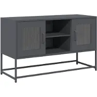 vidaXL TV-kast, antraciet, 100,5 x 39 x 60,5 cm, staal